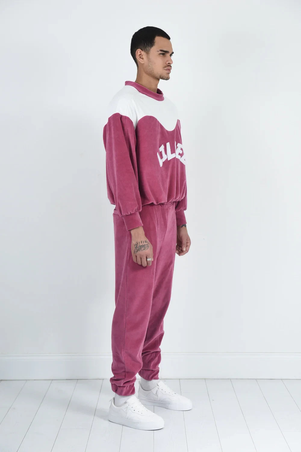 Lilseb-Raspberry Velvet Jogger-Eşofman-8-Milagron.com