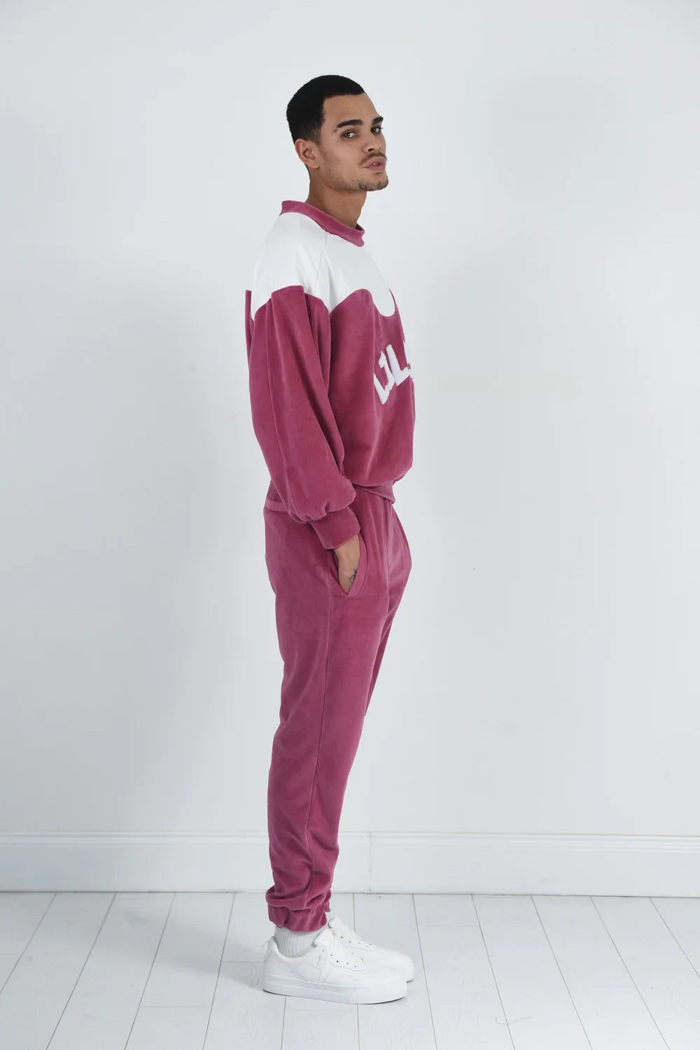 Lilseb-Raspberry Velvet Jogger-Eşofman-9-Milagron.com