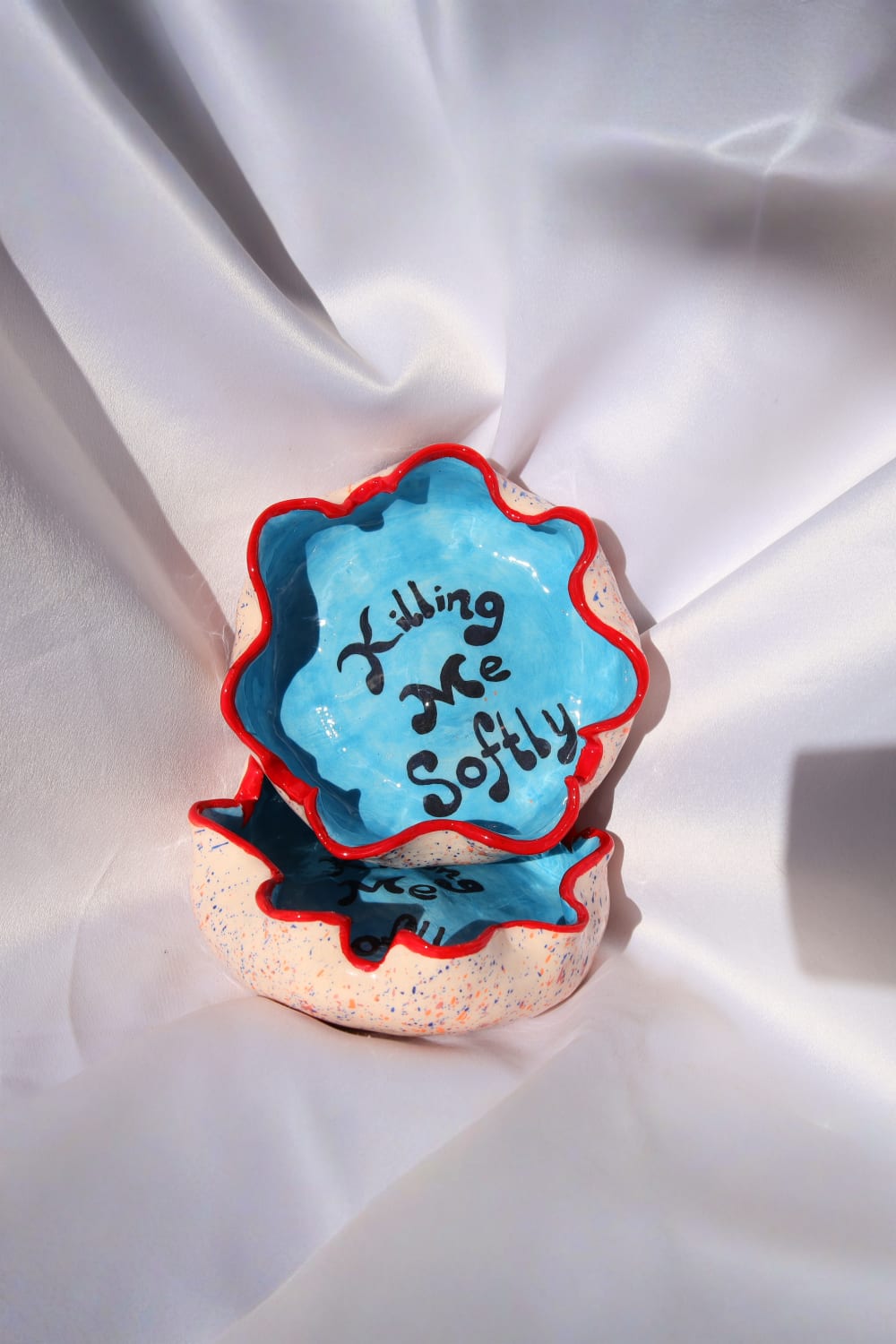 Lily & Loly Ceramics-Lily Serisi " Killing Me Softly" Tekli Kül Tablası - Turuncu Renkli Küllük - El Yapımı Seramik Küllük-Küllük-1-Milagron.com