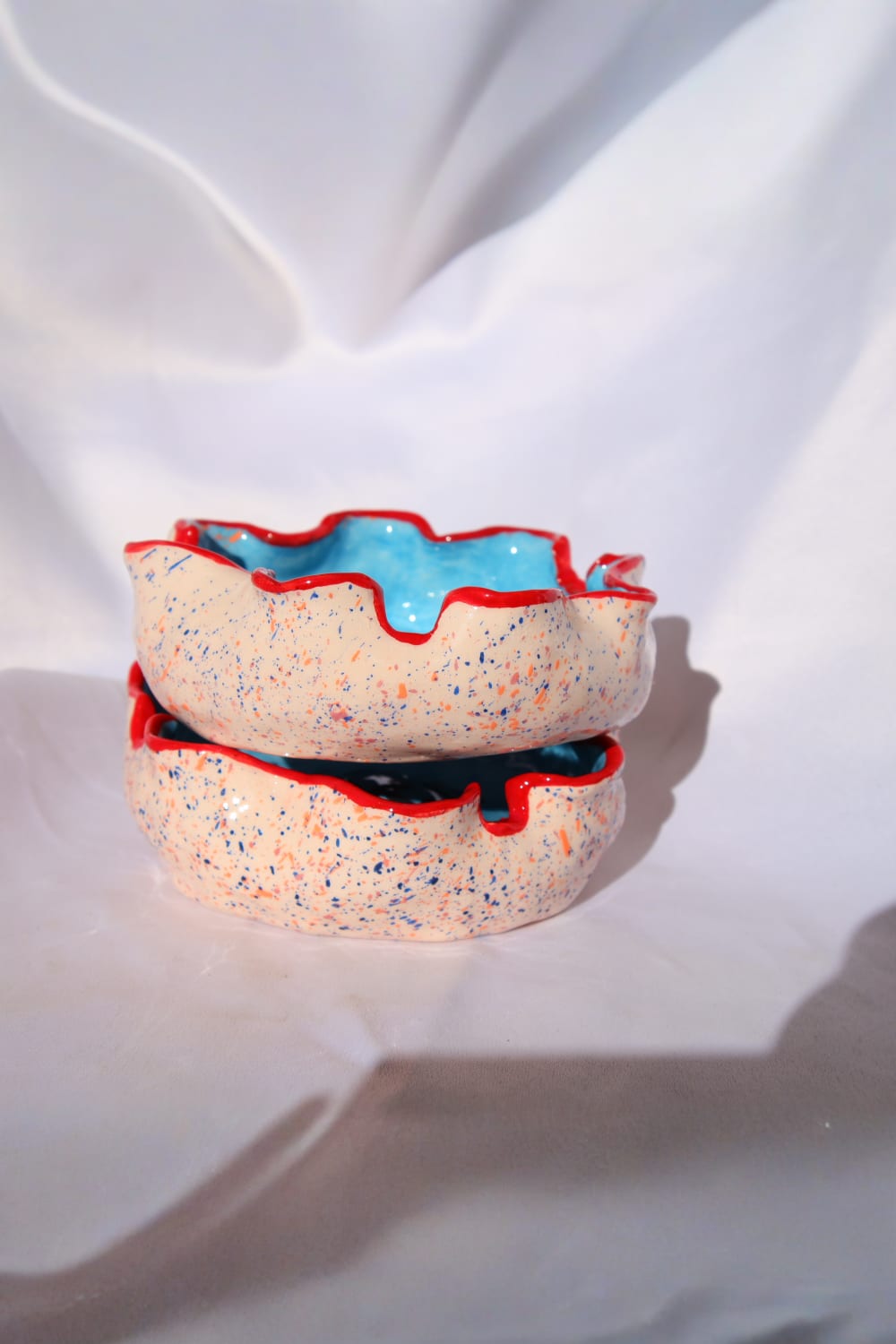 Lily & Loly Ceramics-Lily Serisi " Killing Me Softly" Tekli Kül Tablası - Turuncu Renkli Küllük - El Yapımı Seramik Küllük-Küllük-2-Milagron.com