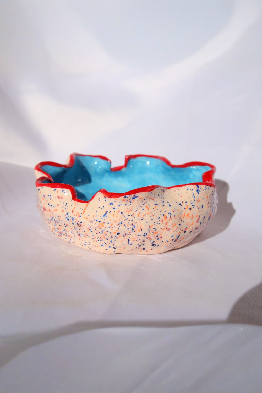 Lily & Loly Ceramics-Lily Serisi " Killing Me Softly" Tekli Kül Tablası - Turuncu Renkli Küllük - El Yapımı Seramik Küllük-Küllük-3-Milagron.com