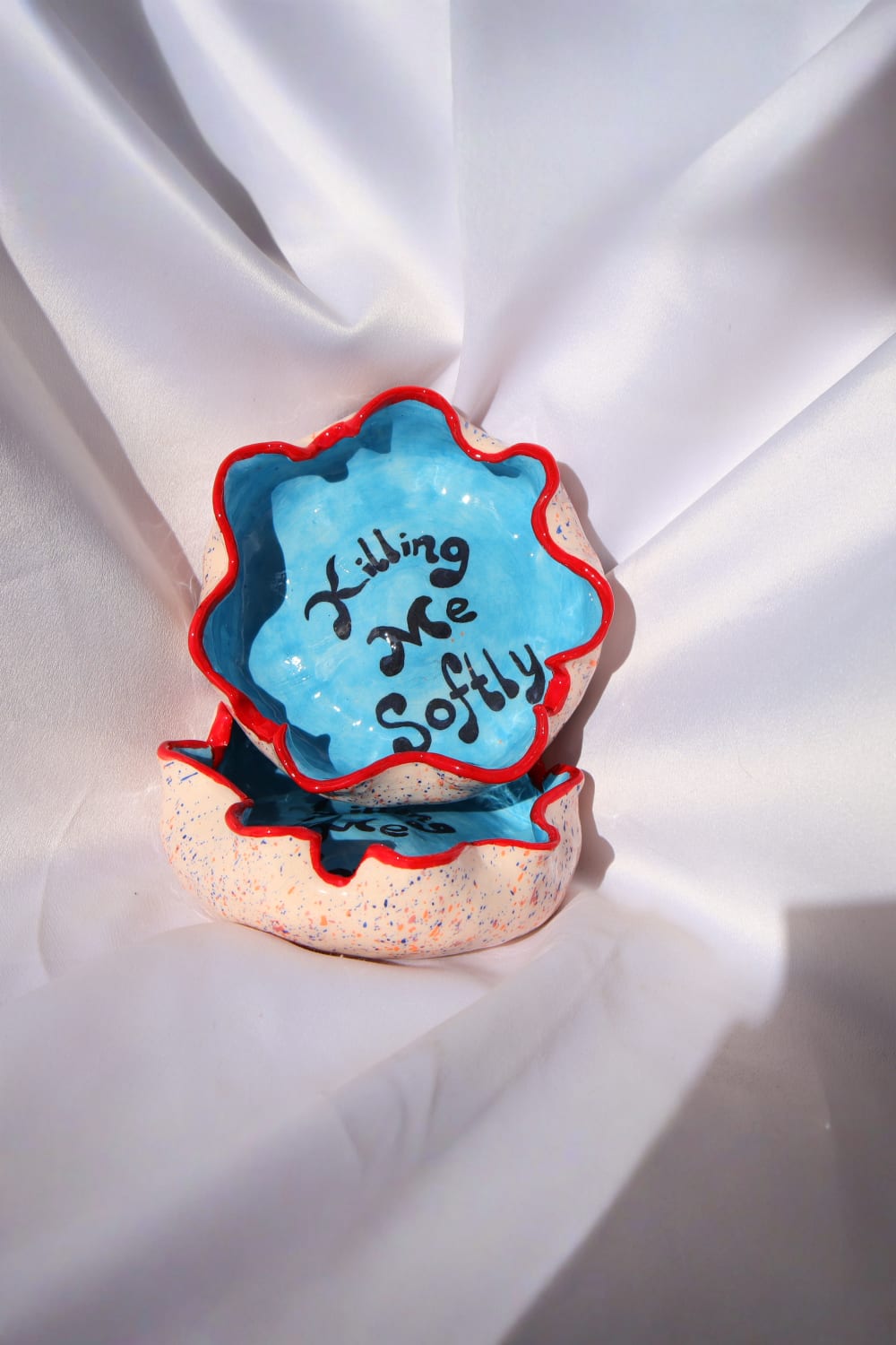 Lily & Loly Ceramics-Lily Serisi " Killing Me Softly" Tekli Kül Tablası - Turuncu Renkli Küllük - El Yapımı Seramik Küllük-Küllük-5-Milagron.com