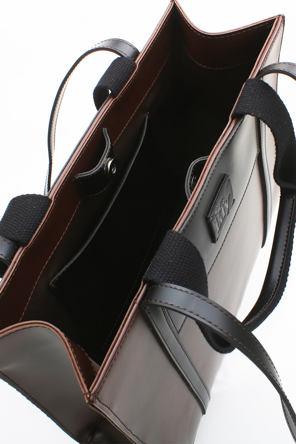 Brown Leather Tote Bag - 5