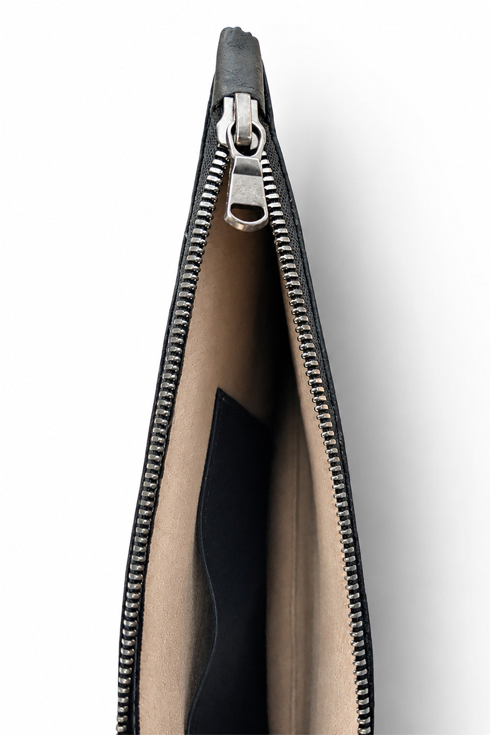 Çizgili Gri Clutch - 3