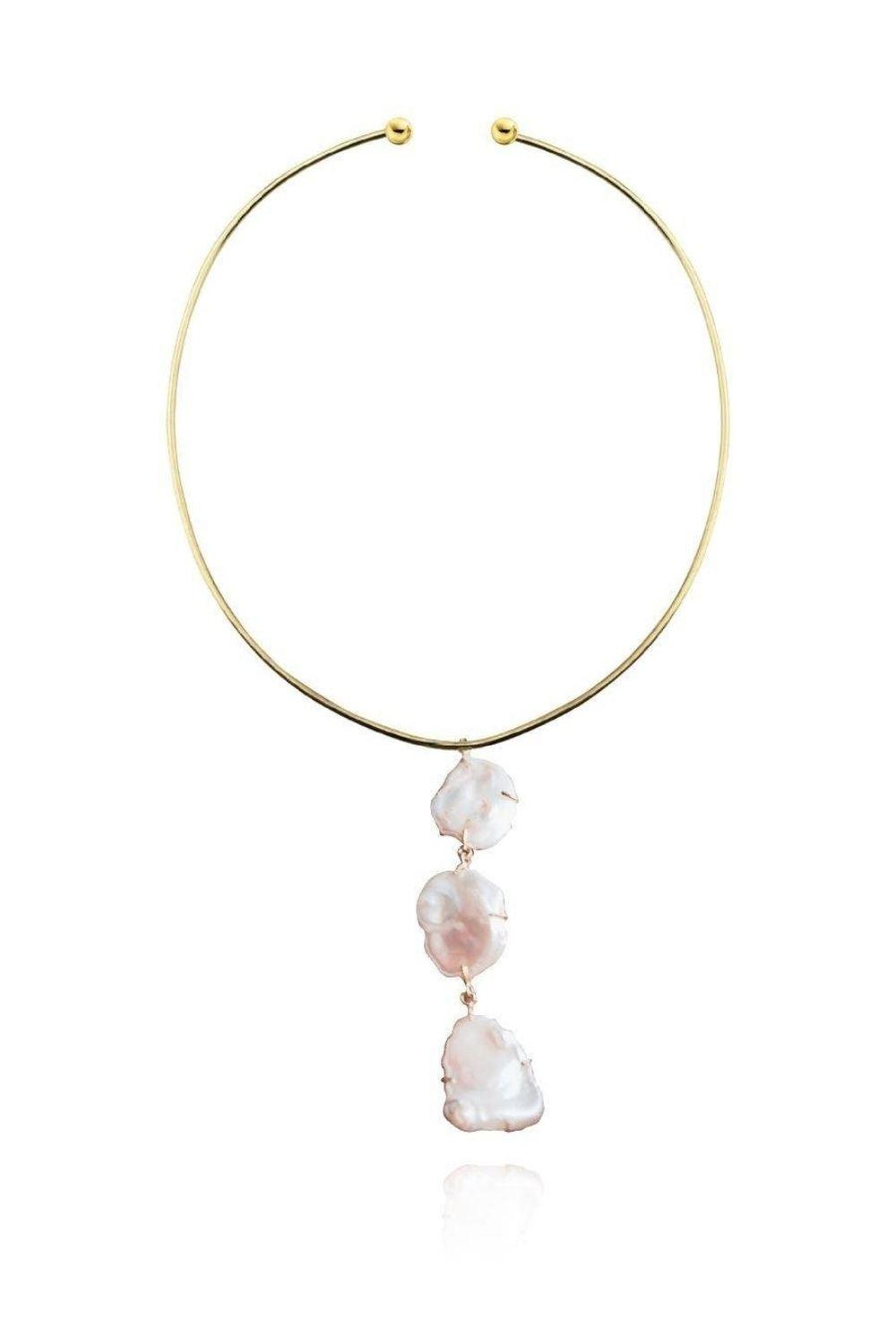 Linya Jewellery-3'lü Barok İnci Kolye-Kolye-1-Milagron.com