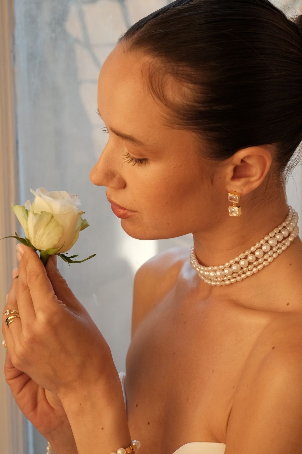 Amour çOklu İNci Choker - 0