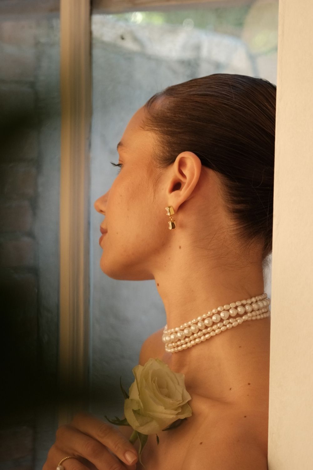 Amour çOklu İNci Choker - 4