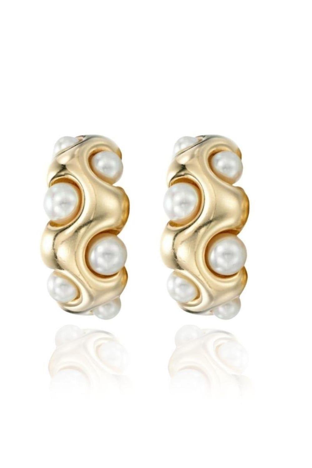 Linya Jewellery-Ayza İnci Halka Küpe-Küpe-1-Milagron.com