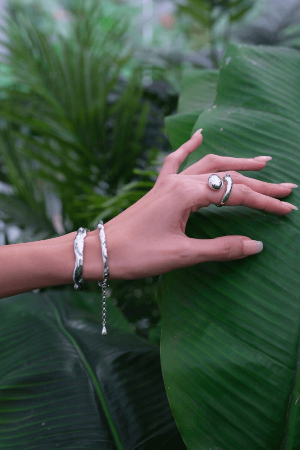 Linya Jewellery-Bersa Büyük İncili Yüzük Gold-Yüzük-2-Milagron.com