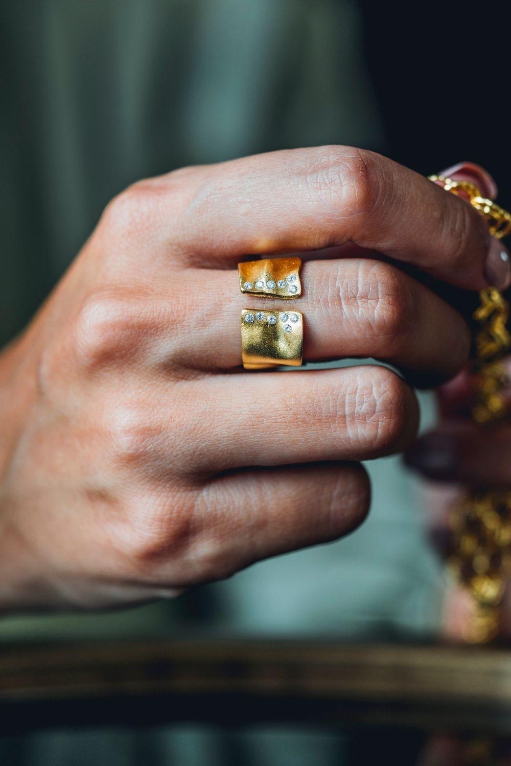 Linya Jewellery-Coras Taşlı Yüzük-Yüzük-3-Milagron.com