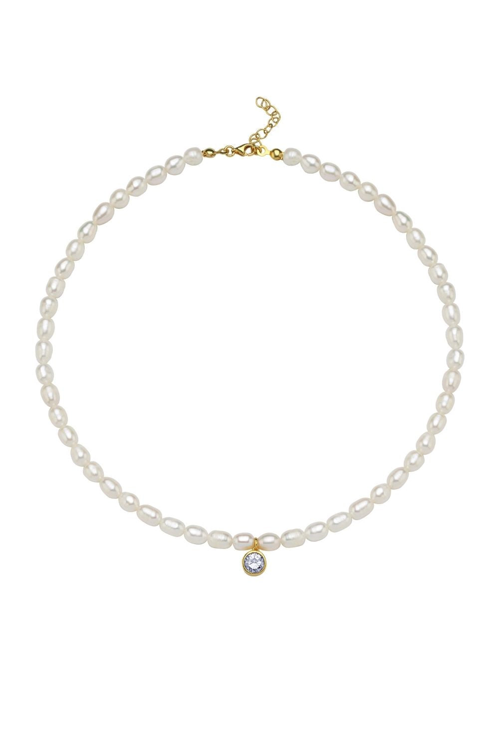 Linya Jewellery-Cosmic Büyük İncili Burç Kolye Lila-Kolye-1-Milagron.com