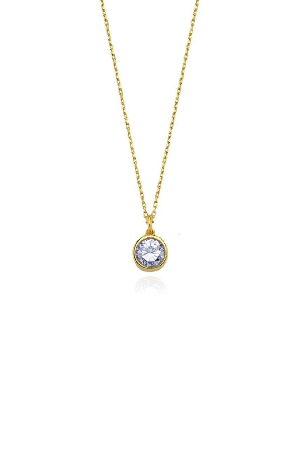 Linya Jewellery-Cosmic Zincirli Burç Kolye Lila-Kolye-1-Milagron.com