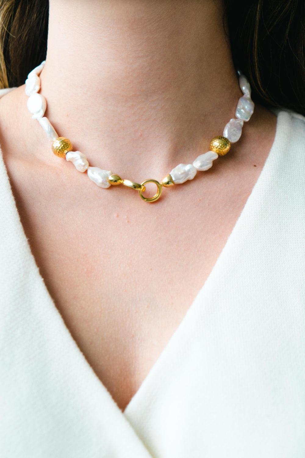 Linya Jewellery-Dora İnci Kolye-Kolye-2-Milagron.com