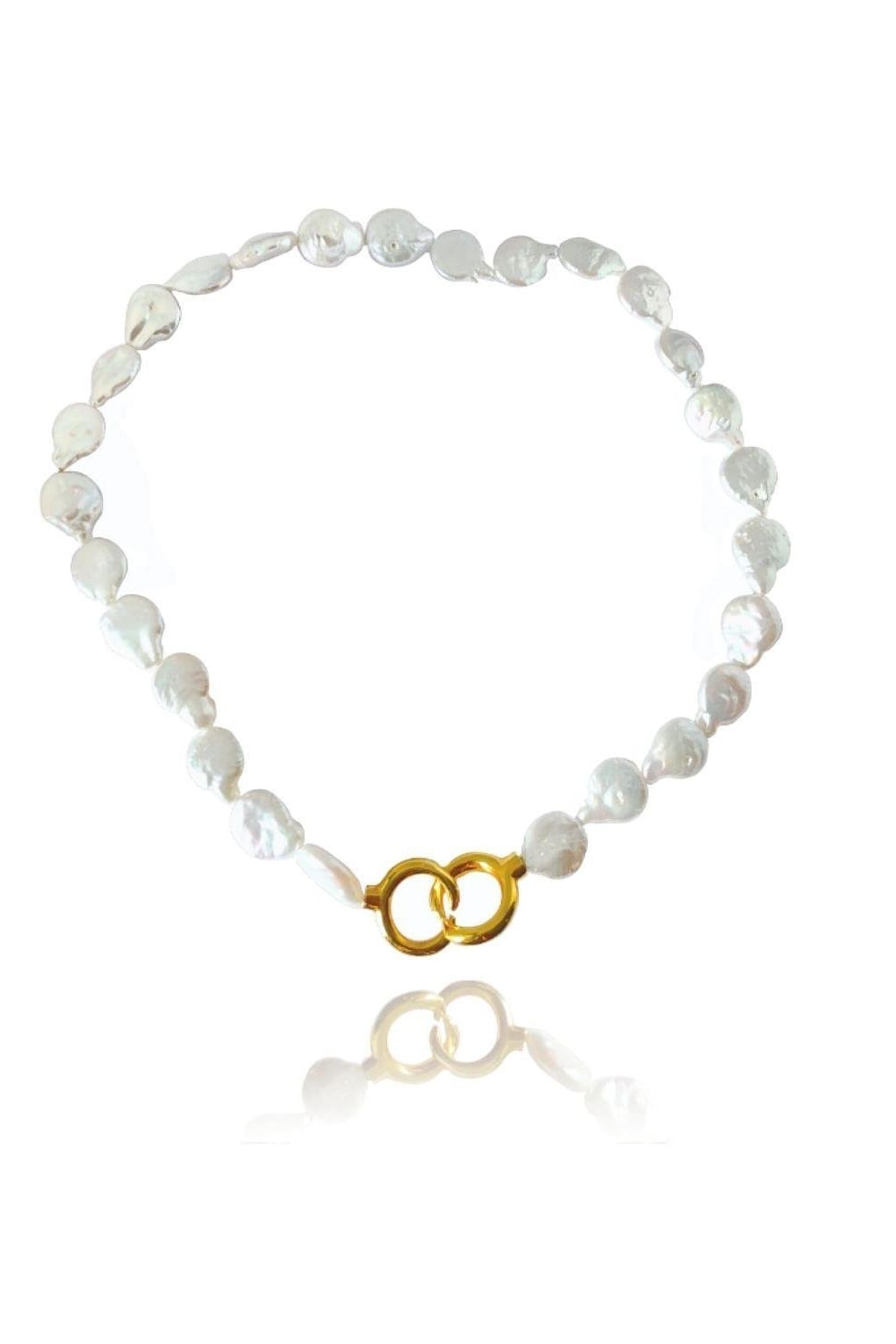 Linya Jewellery-Hely Kilitli İnci Kolye-Kolye-1-Milagron.com