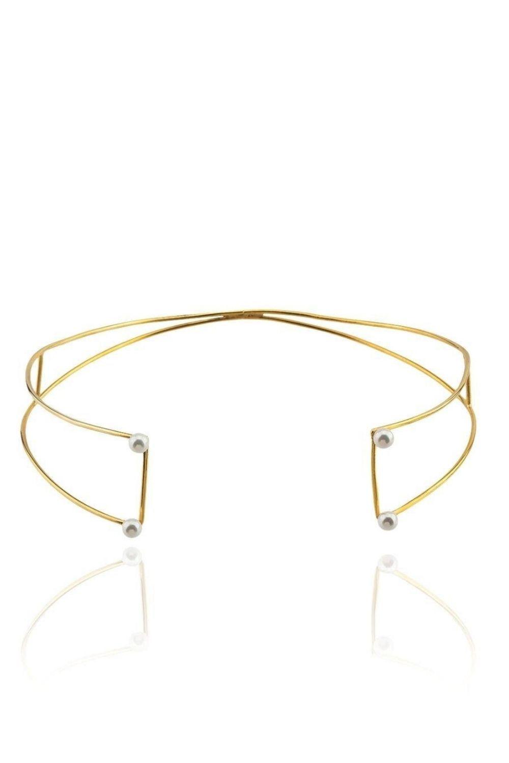 Linya Jewellery-İnci Choker-Kolye-1-Milagron.com