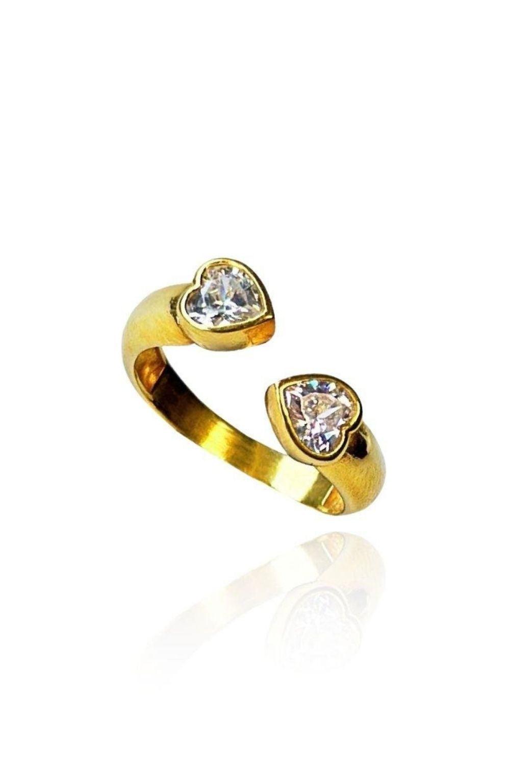 Linya Jewellery-Kalpli Taşlı Yüzük-Yüzük-1-Milagron.com