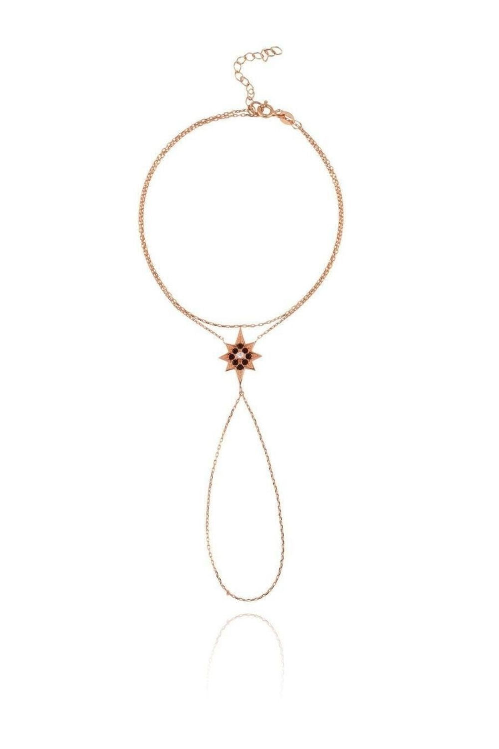 Linya Jewellery-Kutup Yıldızı Şahmeran Rose Gold-Bileklik-1-Milagron.com