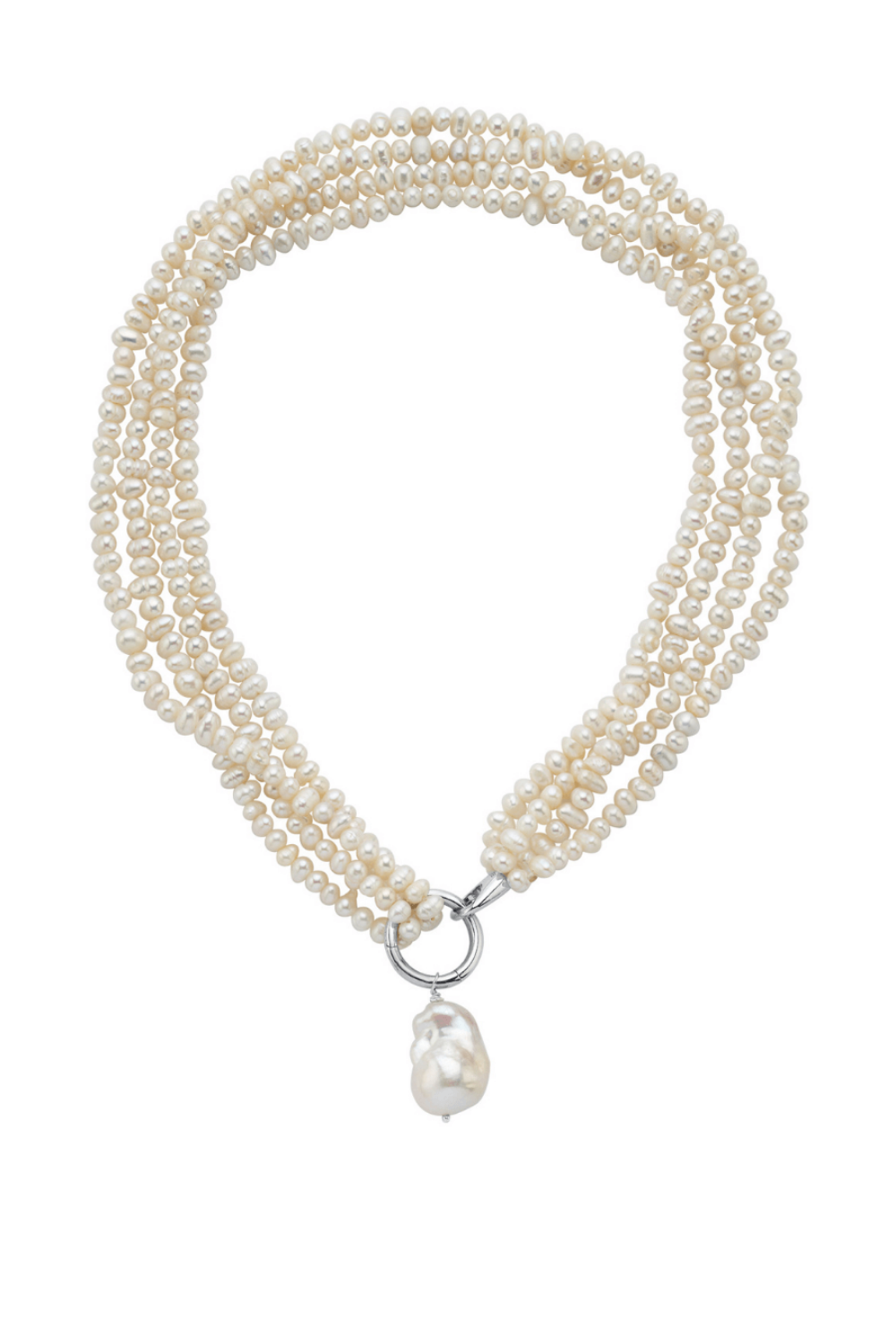 Linya Jewellery-Lara Çoklu Kum İnci Kolye-Kolye-1-Milagron.com