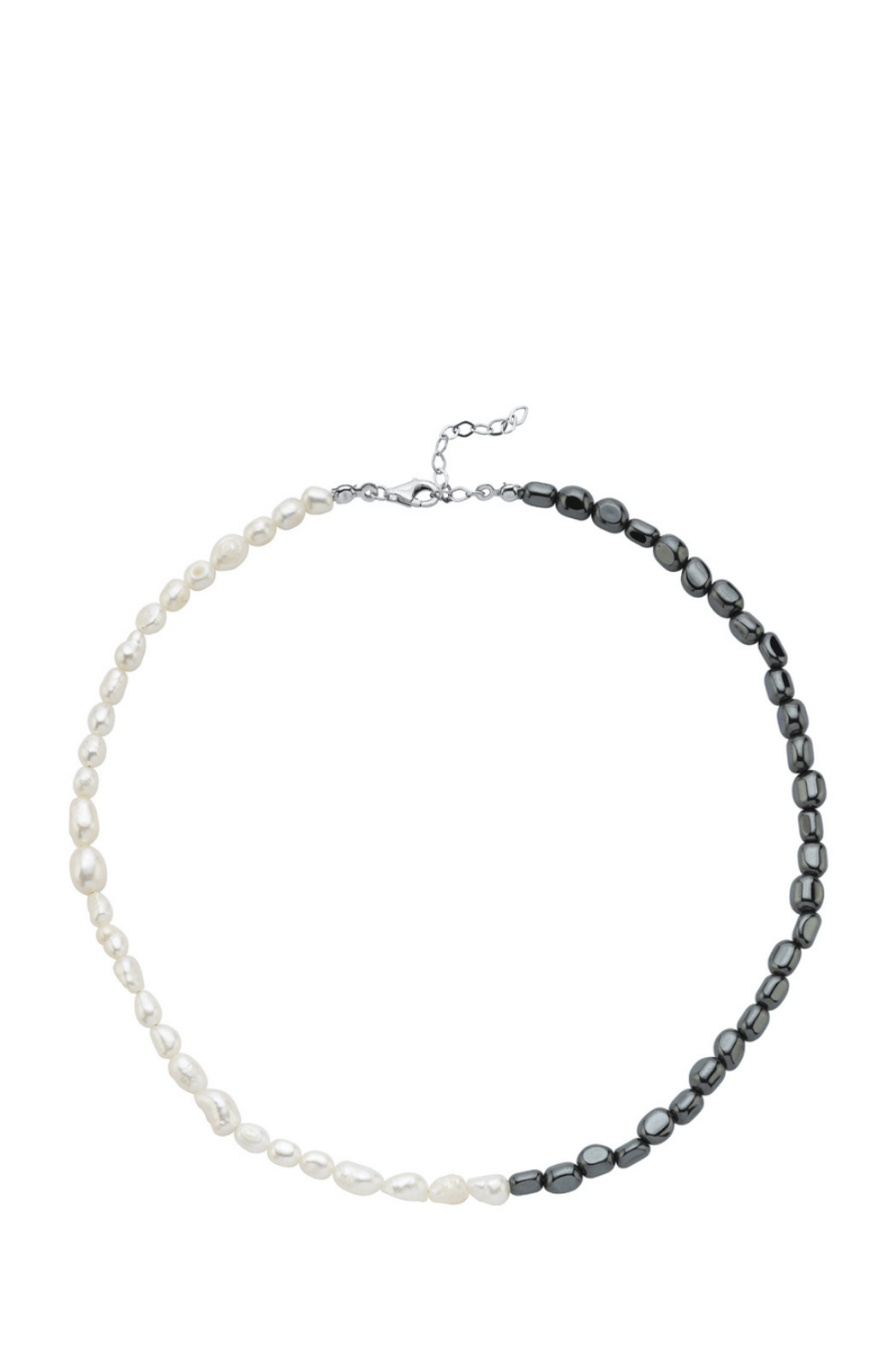 Linya Jewellery-Maori Siyah Beyaz İnci Kolye-Kolye-1-Milagron.com