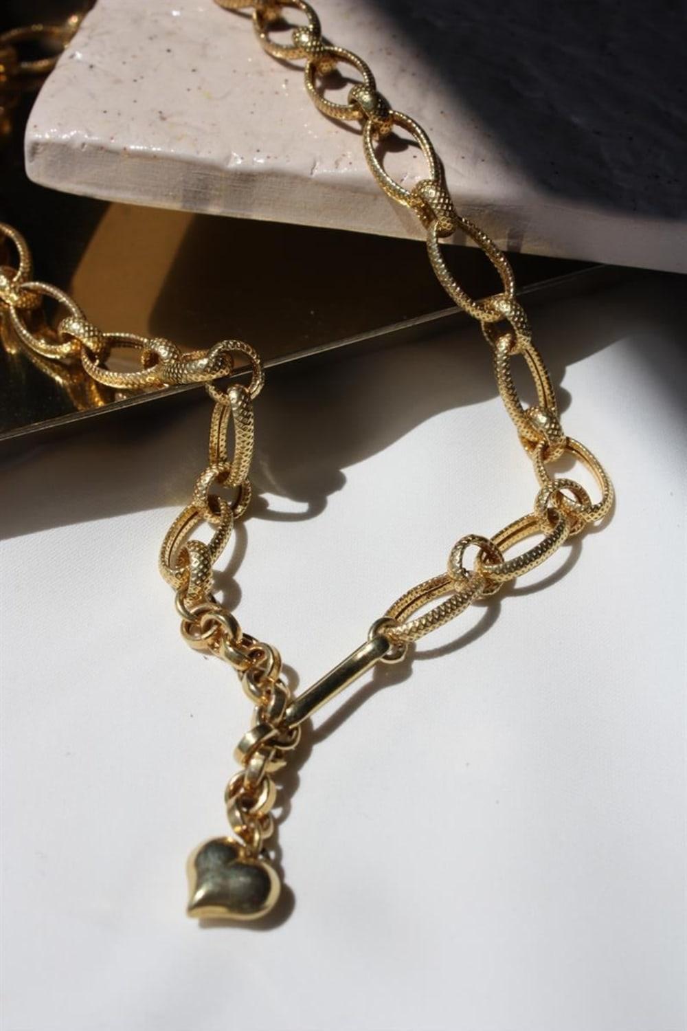Linya Jewellery-Marsala Zincir Kolye-Kolye-3-Milagron.com