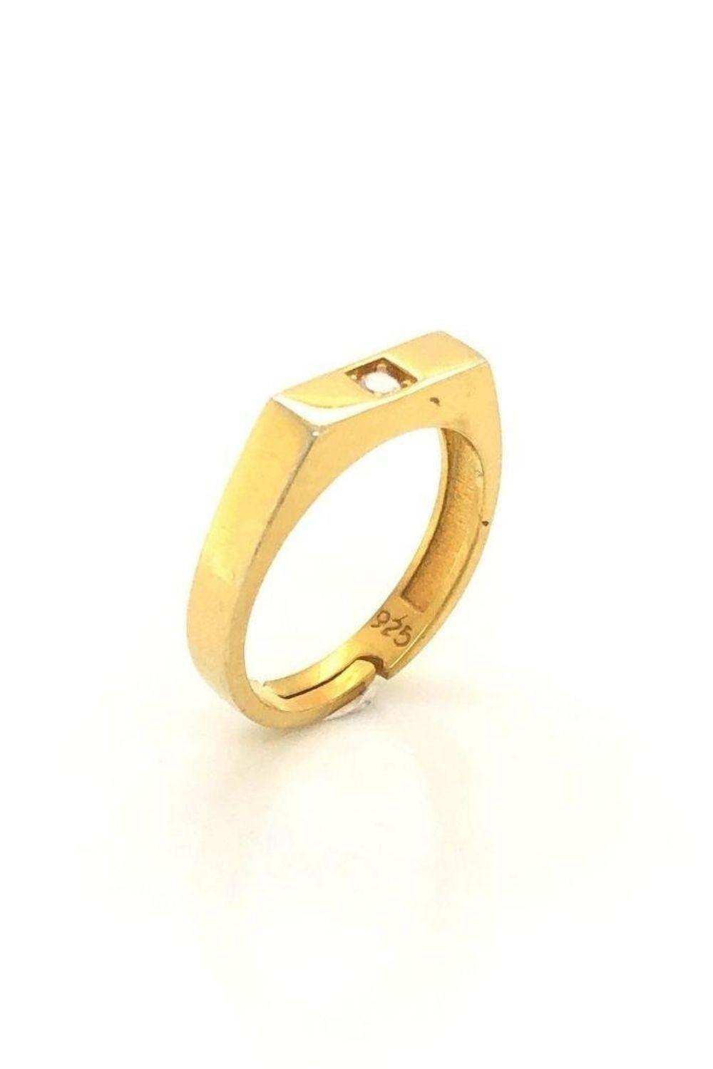 Linya Jewellery-Maya Serçe Parmak Yüzüğü Gold-Yüzük-1-Milagron.com