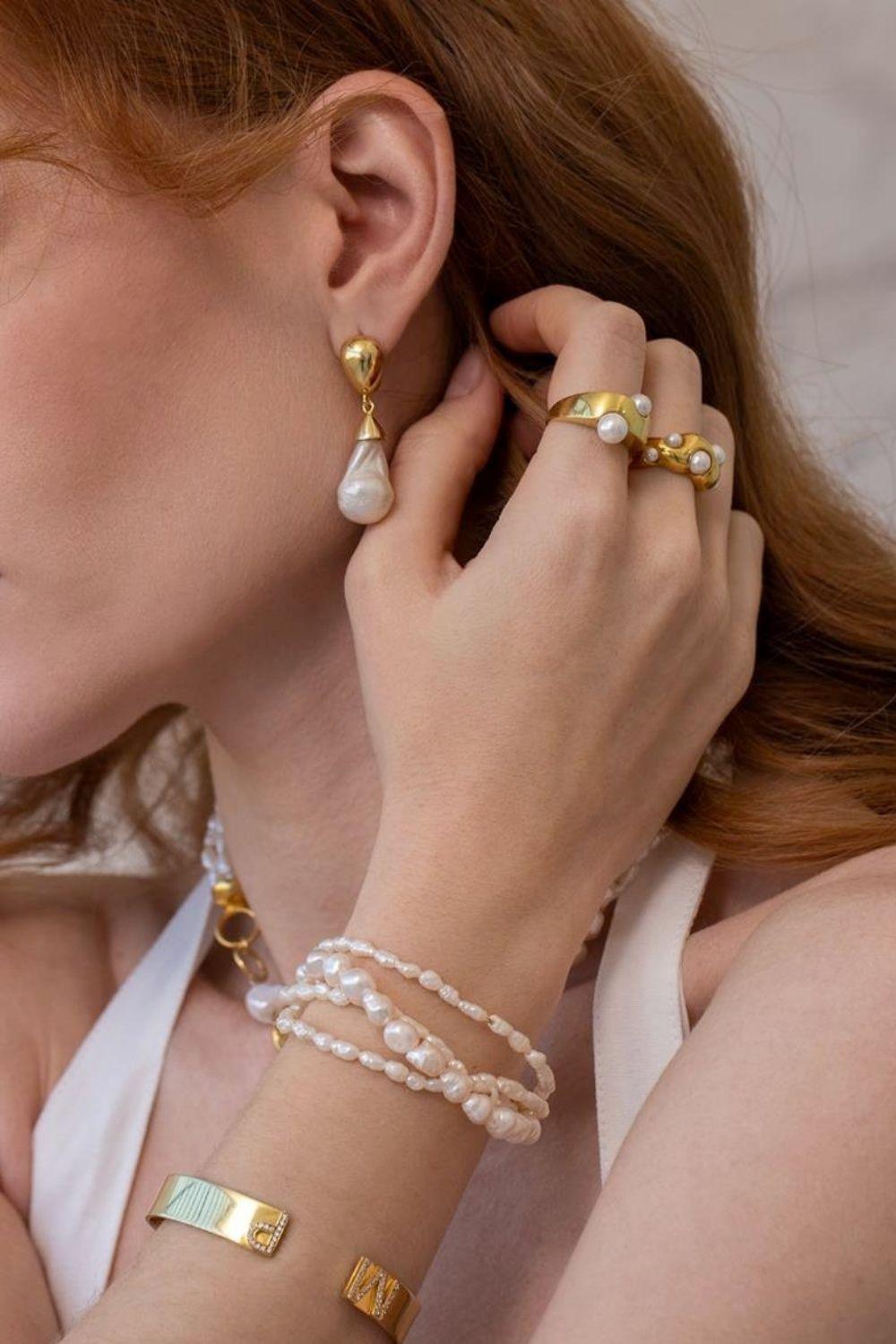 Linya Jewellery-Misel Okyanus İnci Bileklik-Bileklik-3-Milagron.com