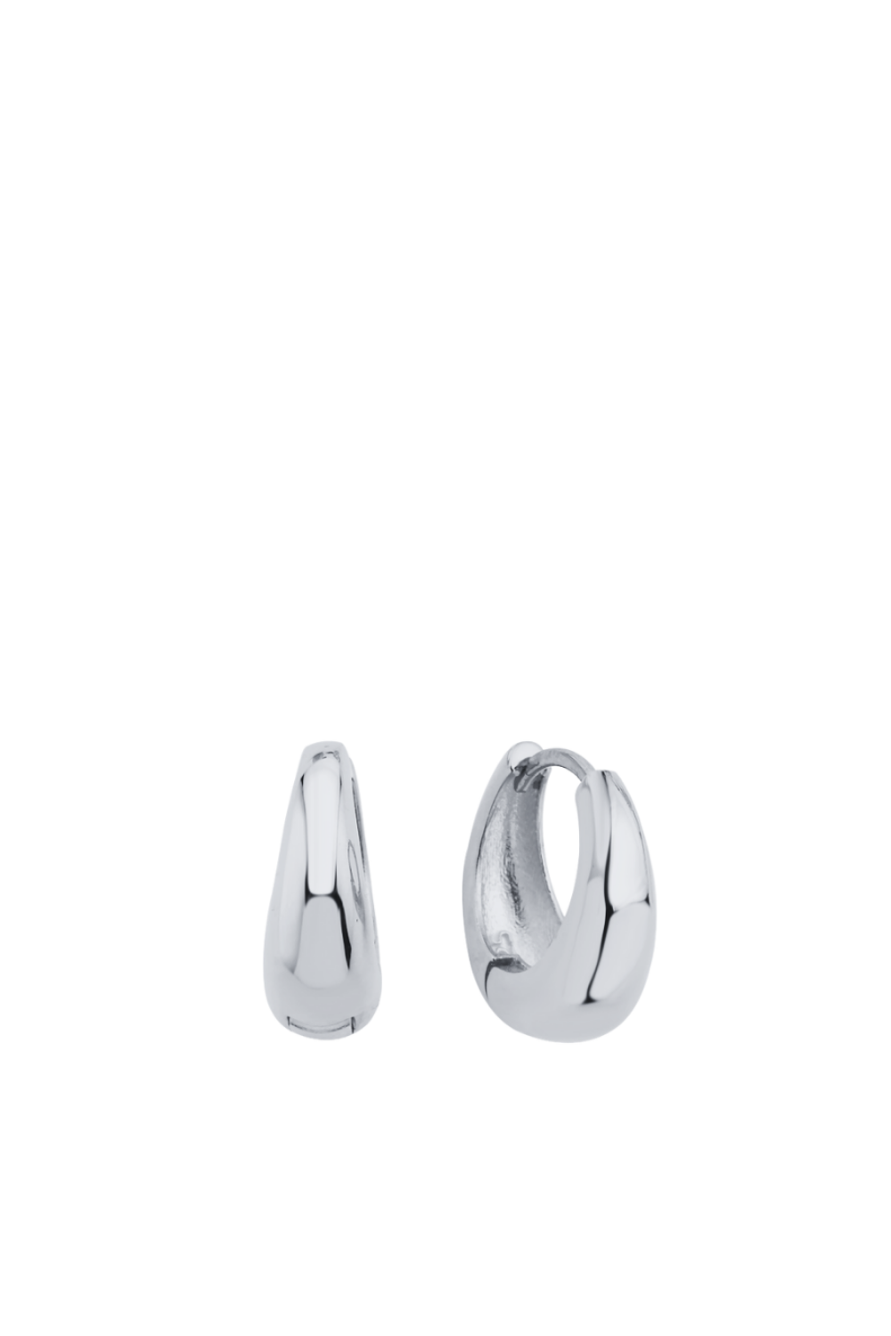 Linya Jewellery-Morf Mini Halka Küpe Gümüş-Küpe-1-Milagron.com