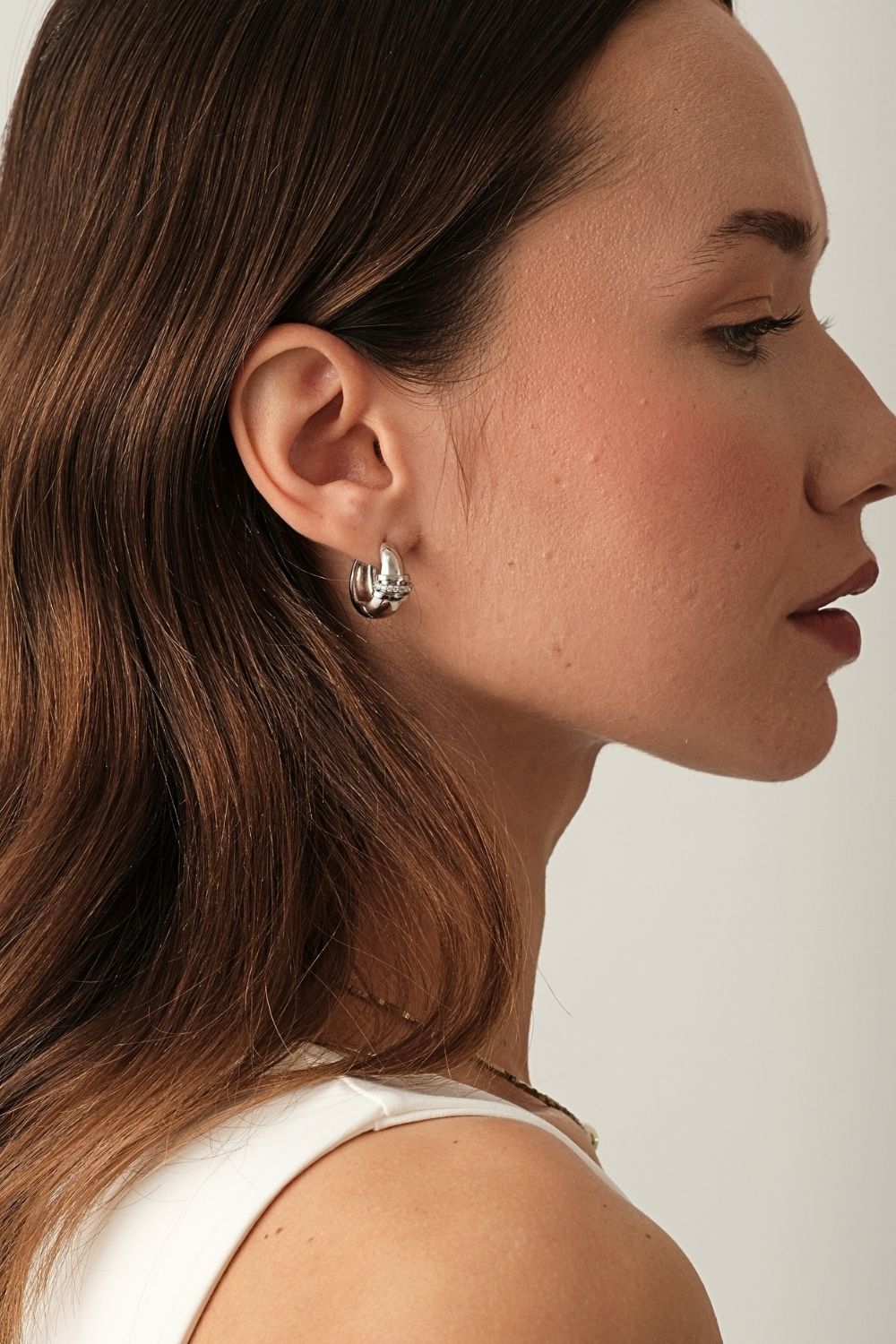 TaşLı Halka KüPe GüMüş - 2