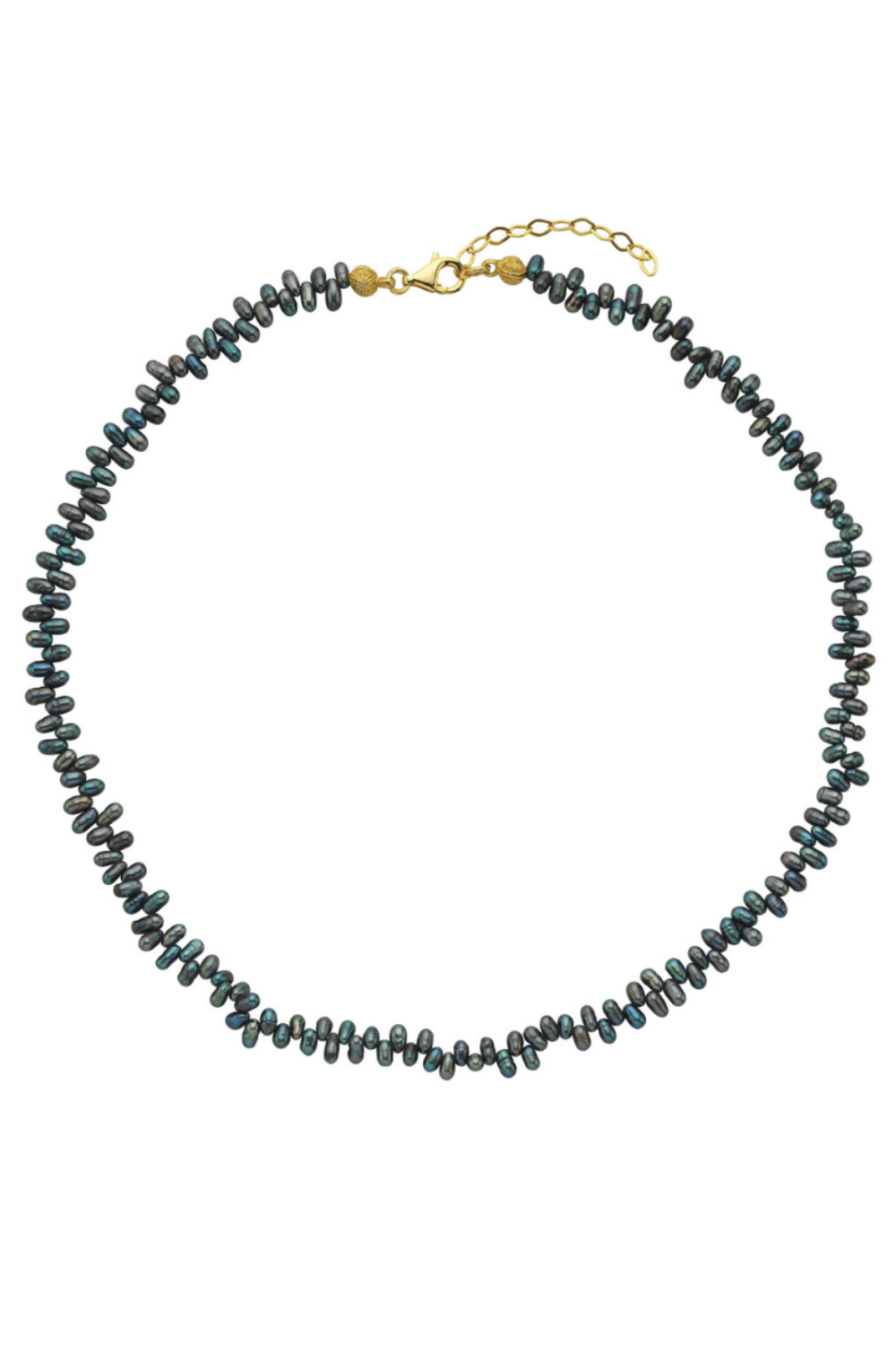 Linya Jewellery-Triton Asimetrik Siyah İnci Kolye-Kolye-1-Milagron.com