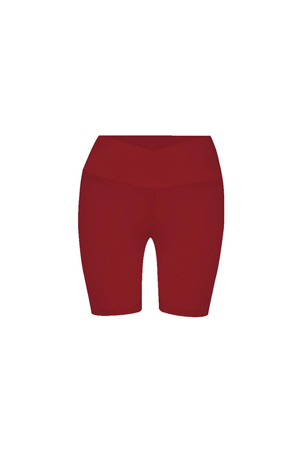 Liquide-SORUNLU - Soleil Biker Tayt Kırmızı-Biker-1-Milagron.com