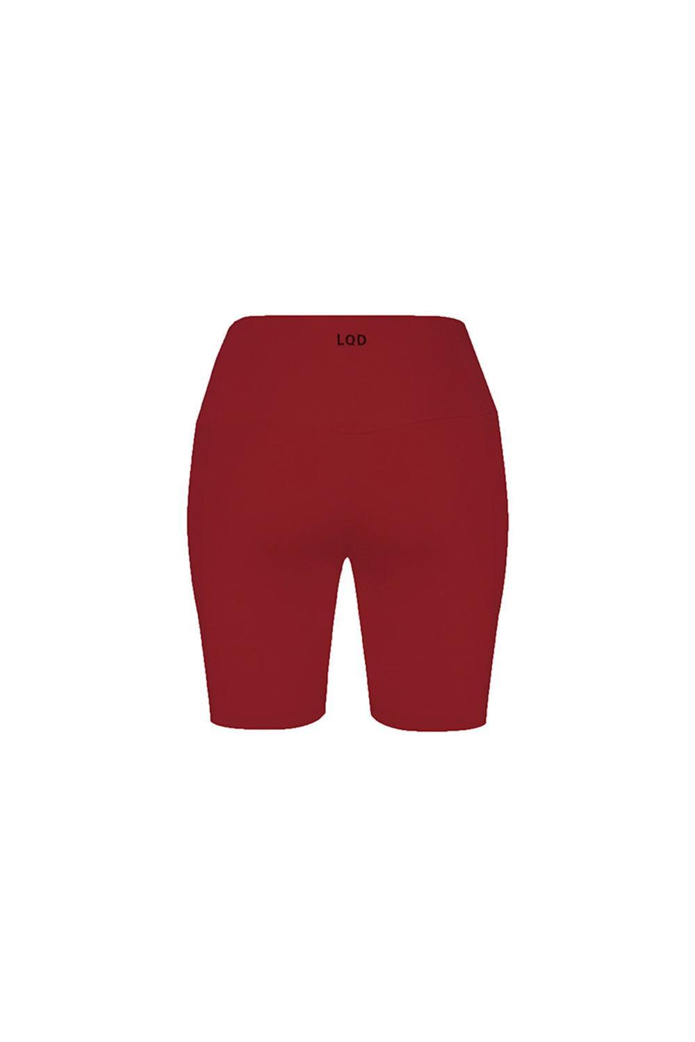 Liquide-SORUNLU - Soleil Biker Tayt Kırmızı-Biker-2-Milagron.com