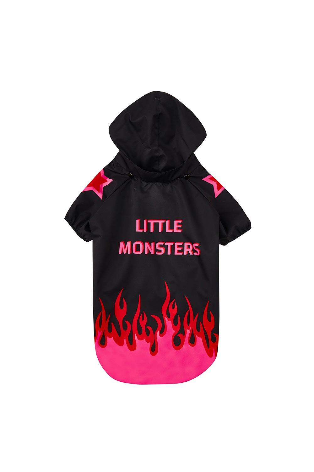 Little Monsters-Black Fire Yağmurluk-Köpek-1-Milagron.com