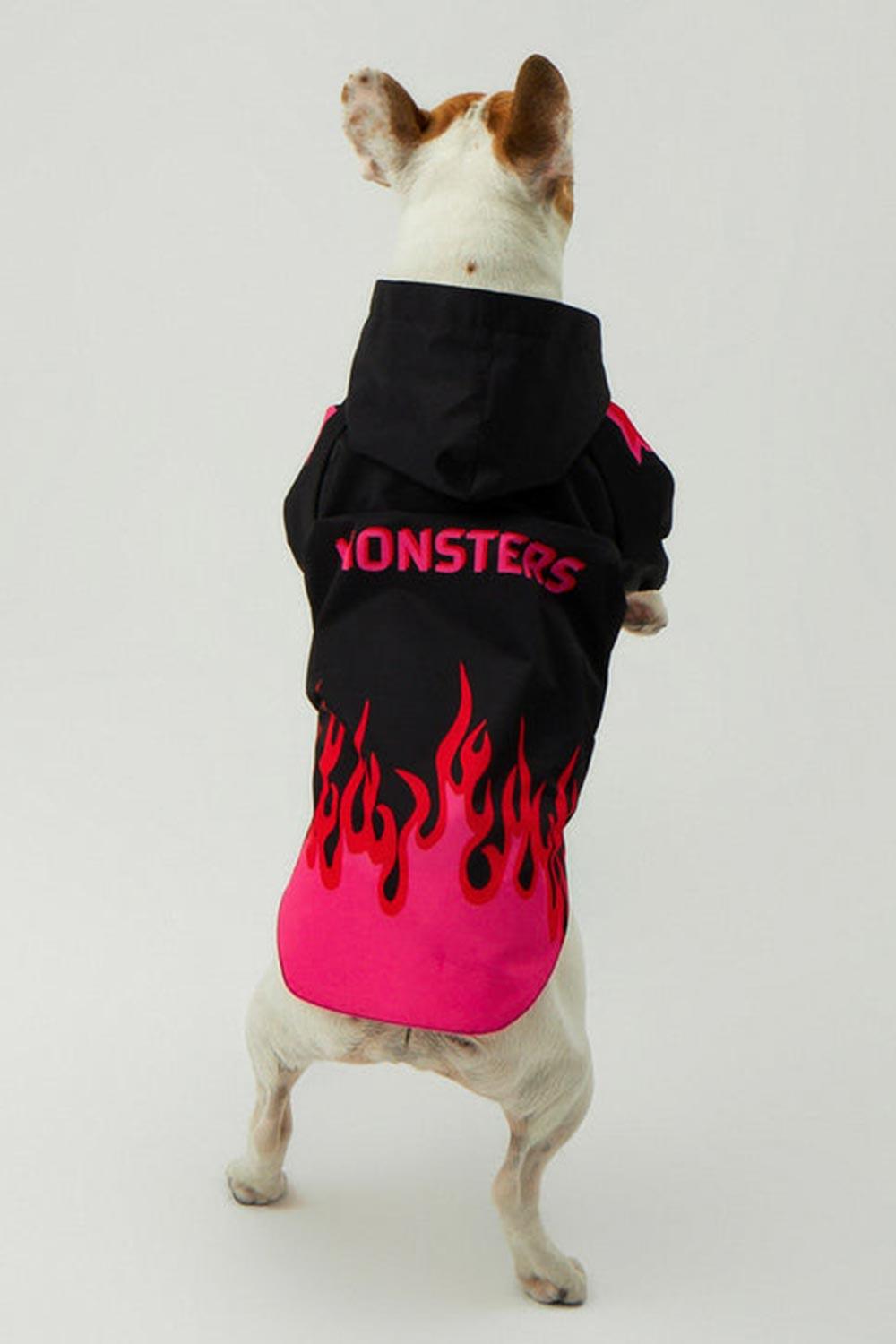 Little Monsters-Black Fire Yağmurluk-Köpek-3-Milagron.com