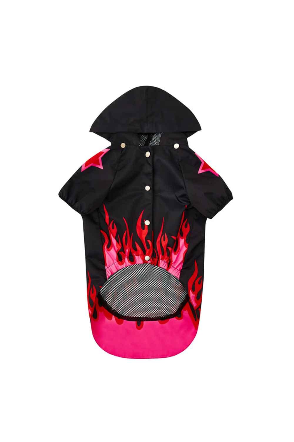 Little Monsters-Black Fire Yağmurluk-Köpek-4-Milagron.com