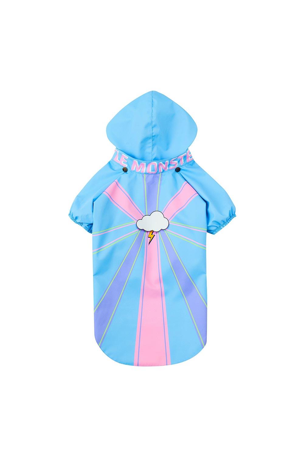 Little Monsters-Blue Single Cloud Yağmurluk-Köpek-1-Milagron.com