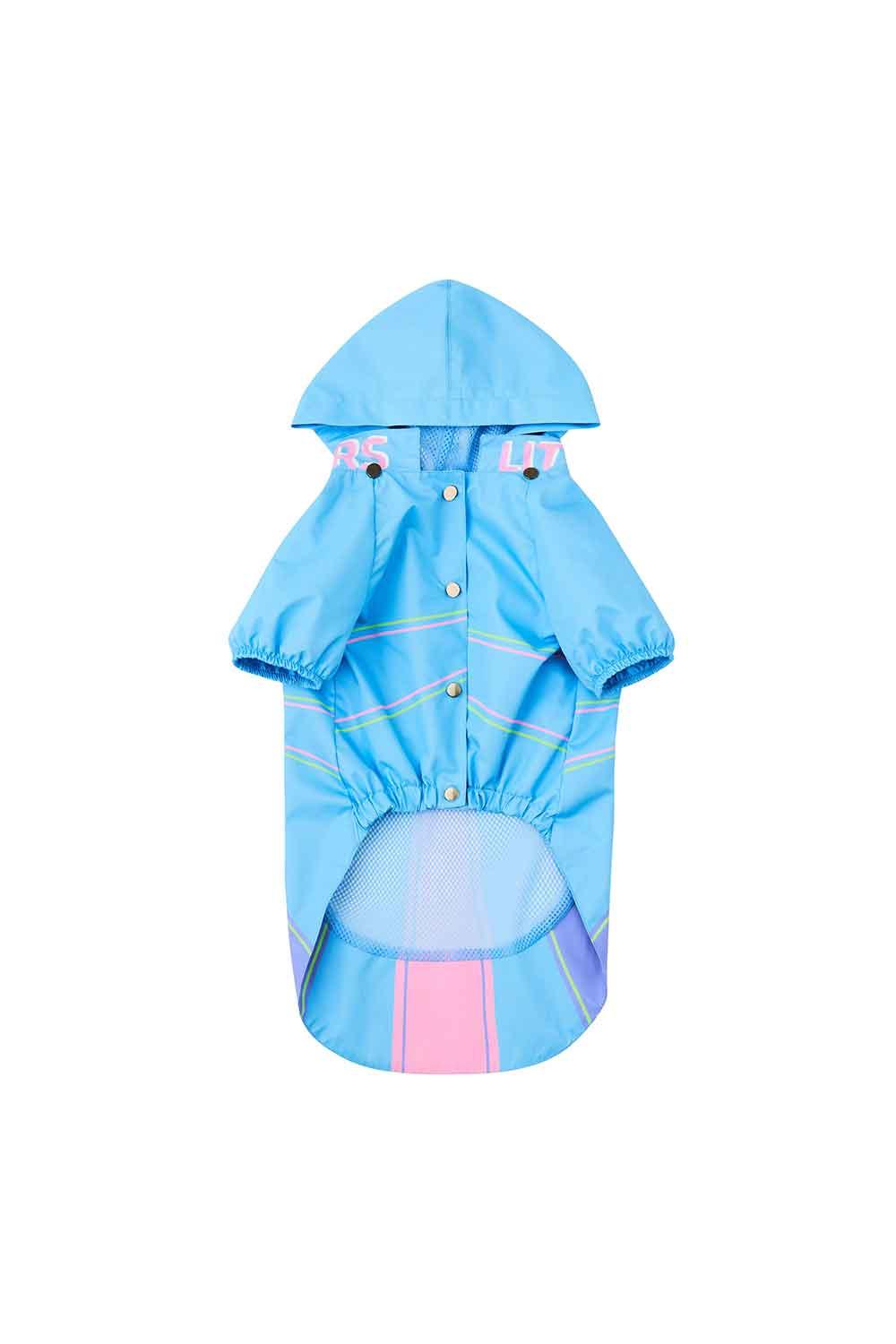 Little Monsters-Blue Single Cloud Yağmurluk-Köpek-7-Milagron.com