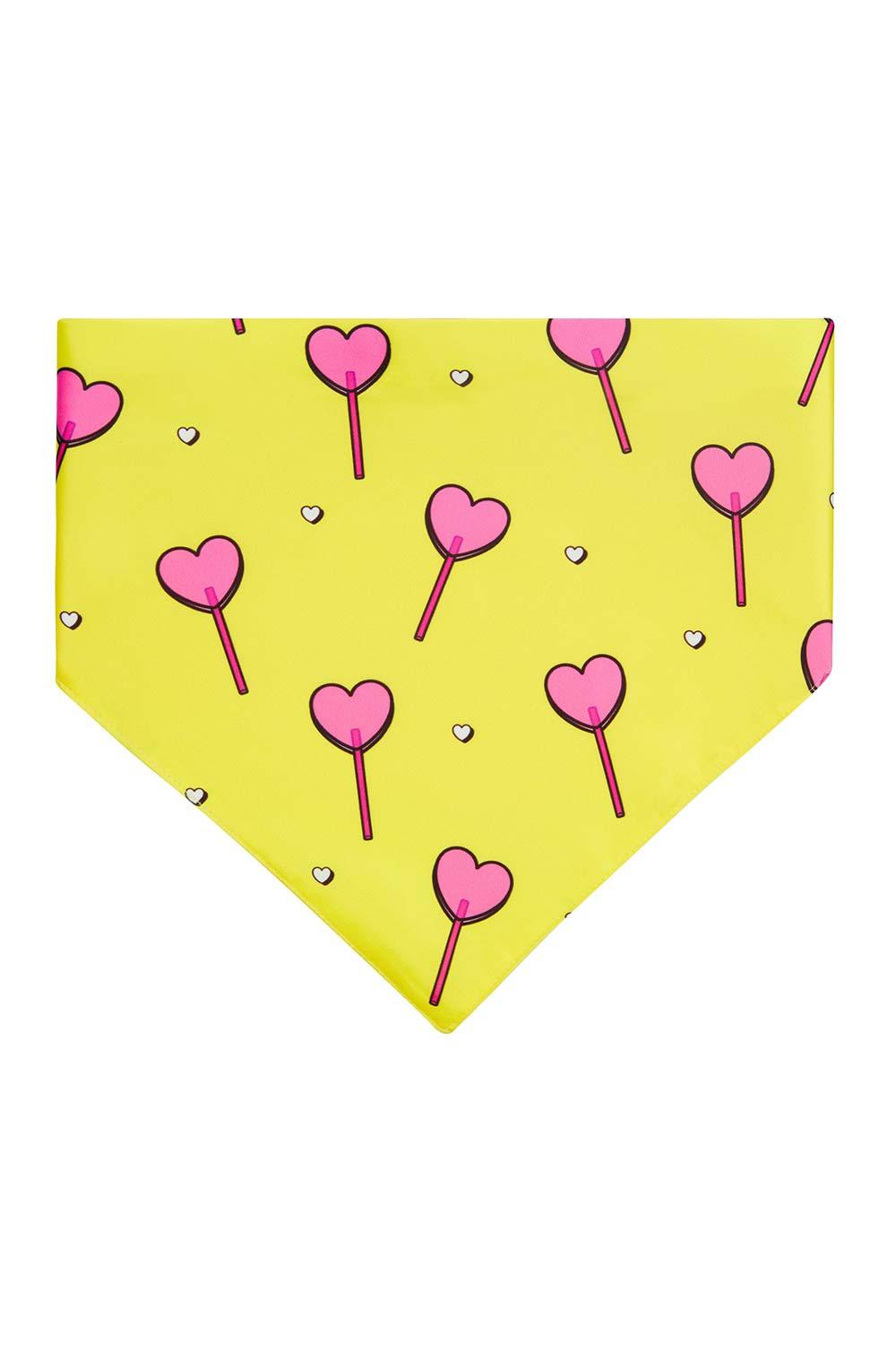 Little Monsters-Hearts Candy Bandana-Köpek-2-Milagron.com