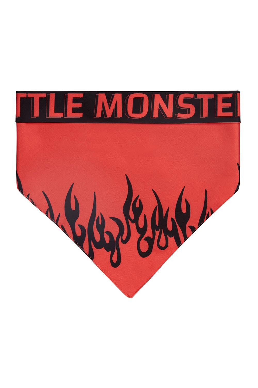 Little Monsters-LM Black Fire Bandana-Köpek-2-Milagron.com