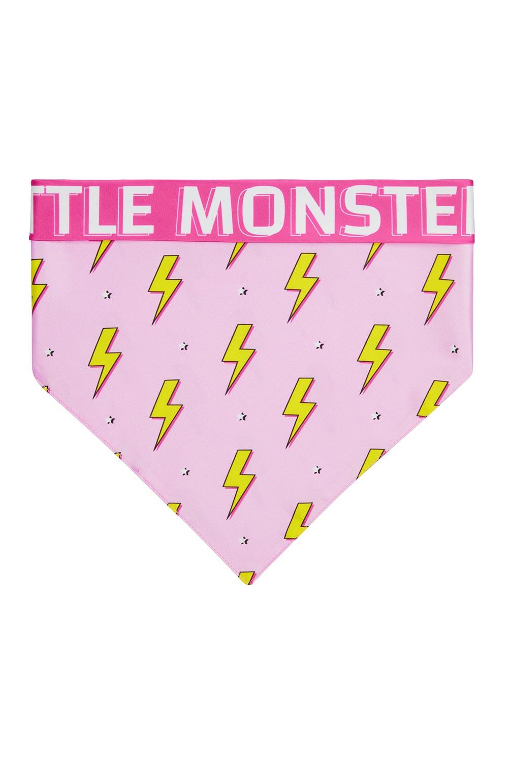 Little Monsters-Pink Flash Bandana-Köpek-2-Milagron.com