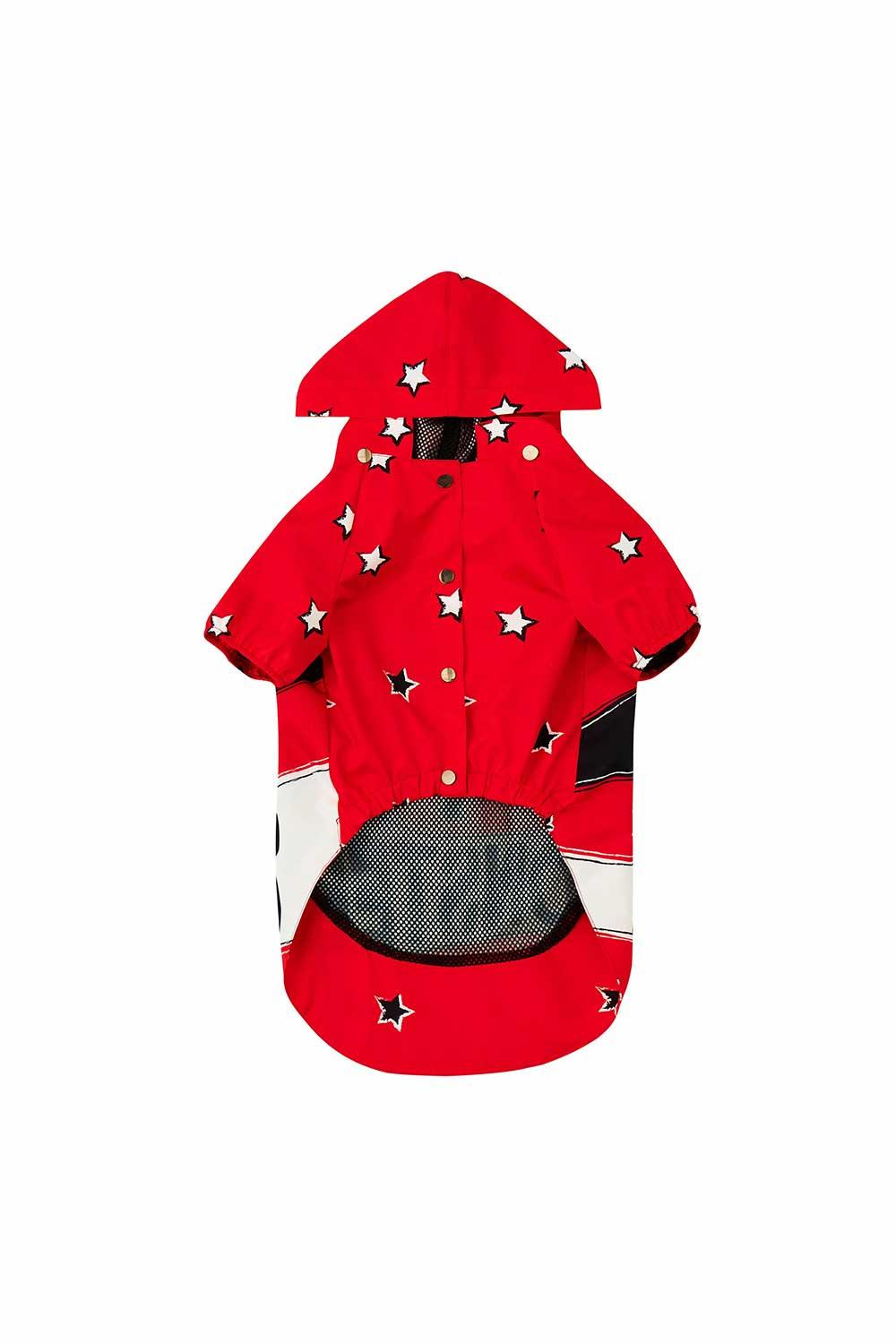 Little Monsters-Red LM Yağmurluk-Köpek-5-Milagron.com