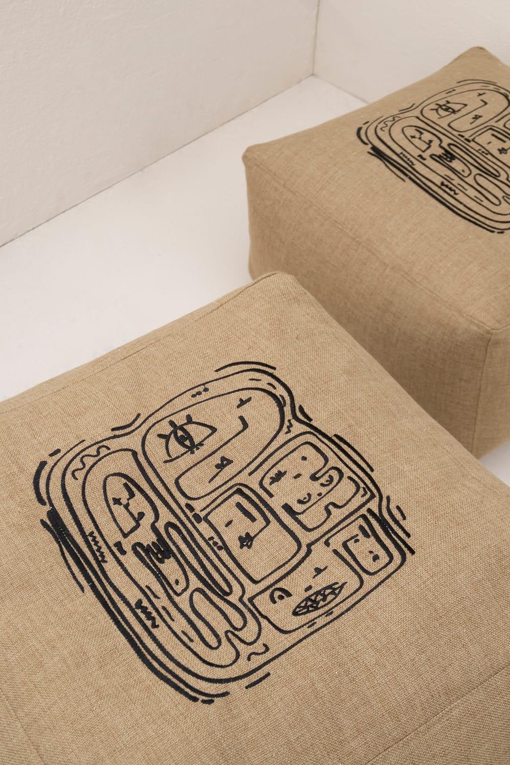 Livn Pieces-Khaki Oturak-Puf-3-Milagron.com