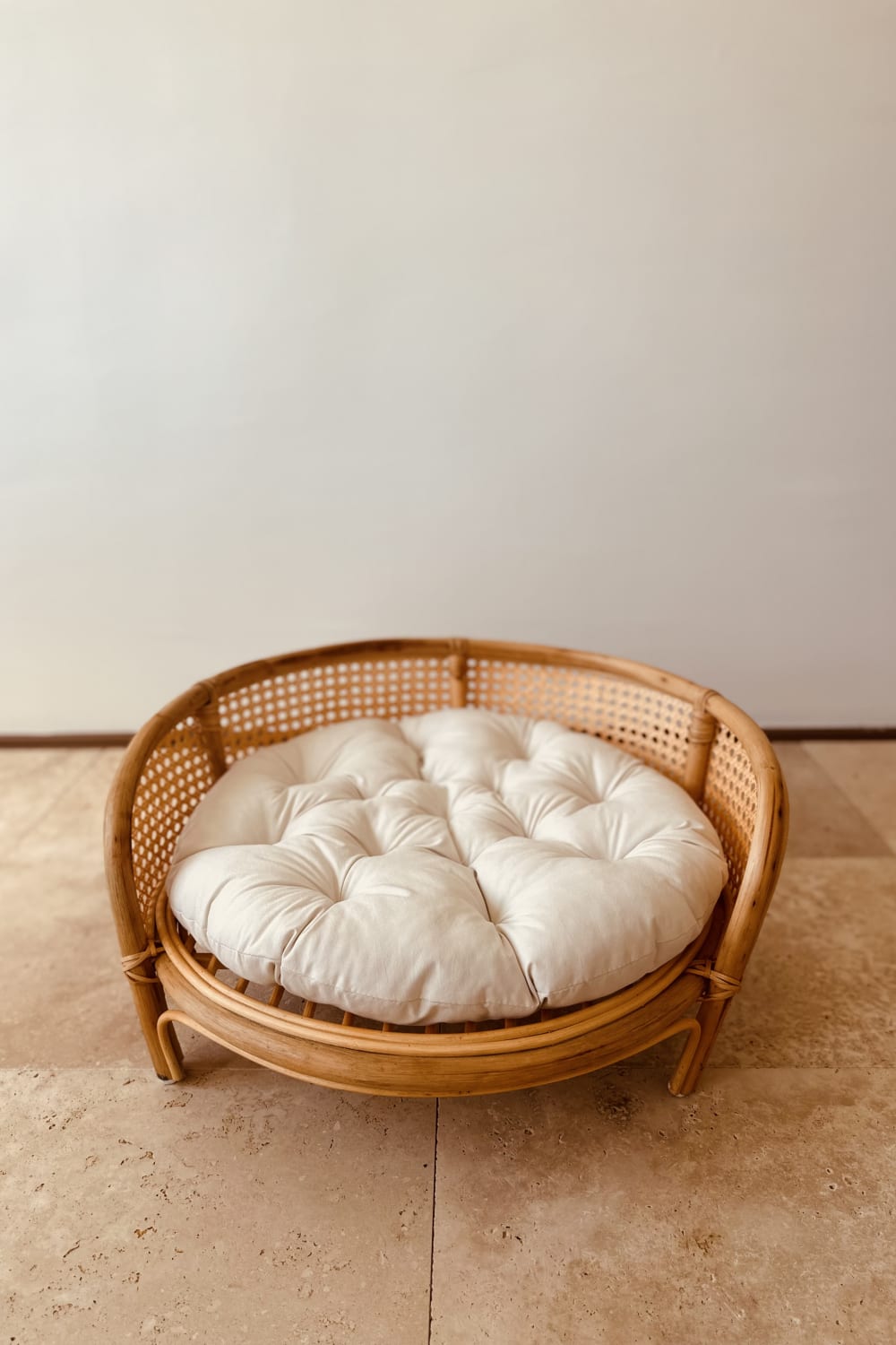 Lo-Fi House-Fleck Rattan Pet Yatağı-Köpek-3-Milagron.com