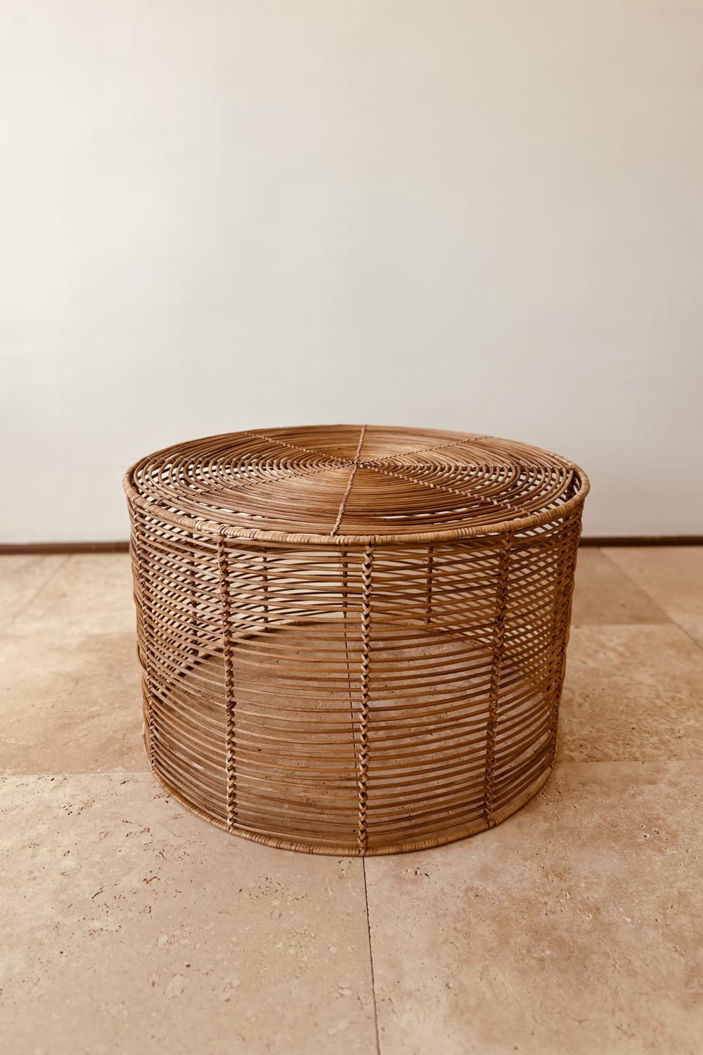 Lo-Fi House-Folk Küçük Yuvarlak Rattan Sehpa-Sehpa-5-Milagron.com