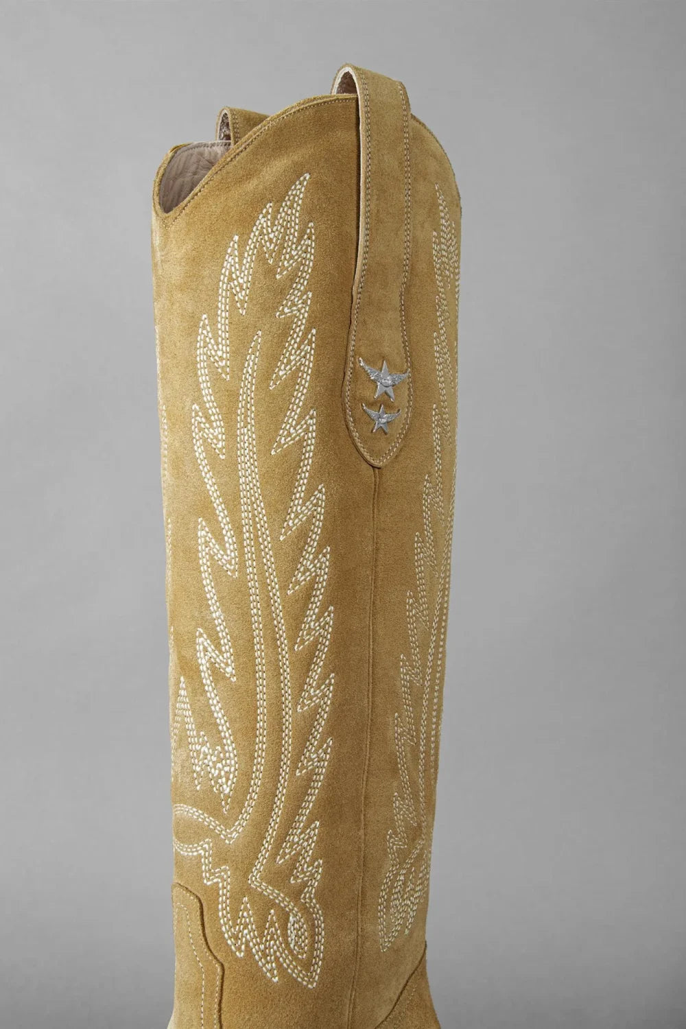 Loie-Elenora Camel Süet Çizme-Çizme-2-Milagron.com