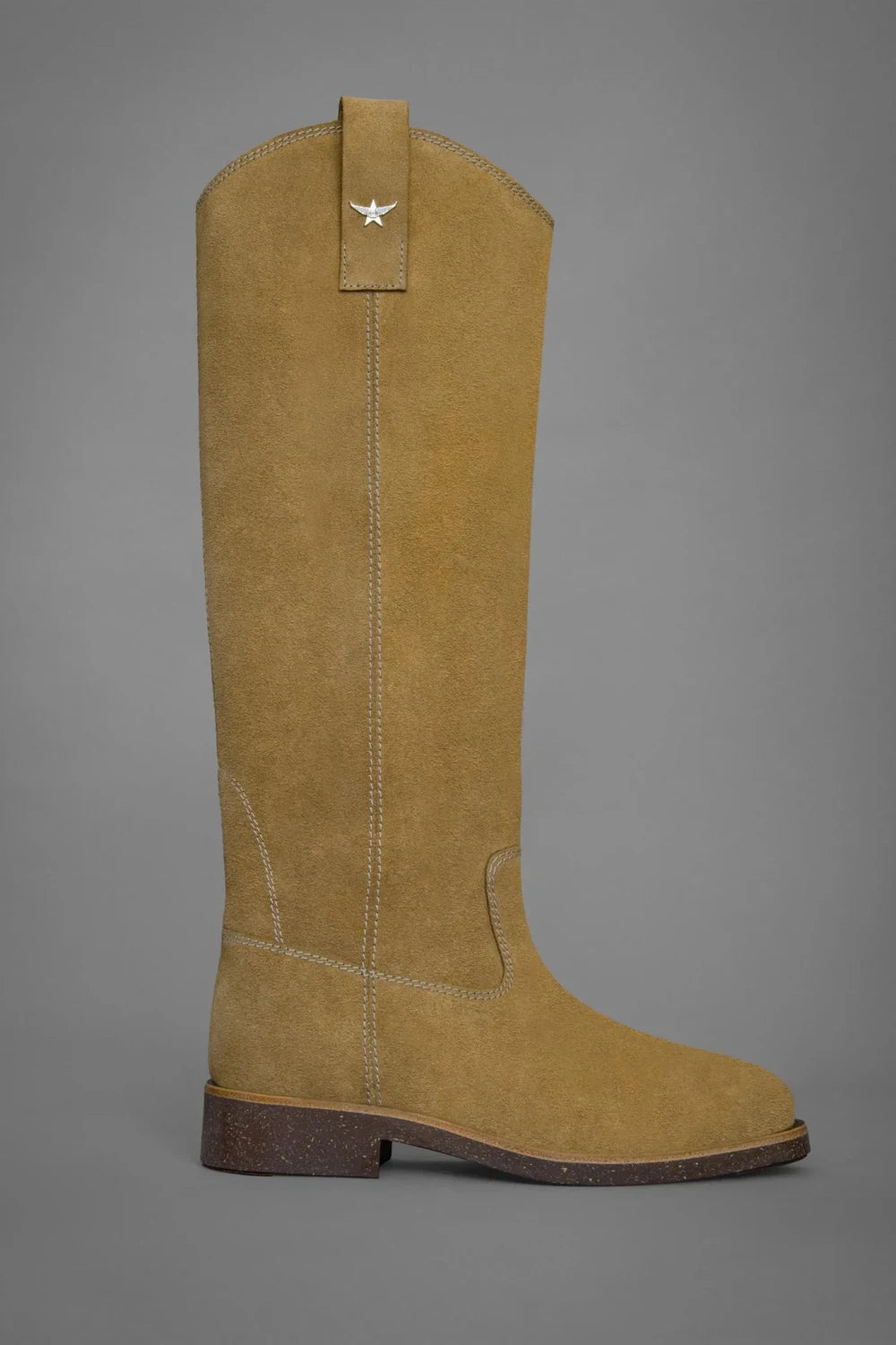 Loie-Enjoy Camel Süet Çizme-Çizme-1-Milagron.com