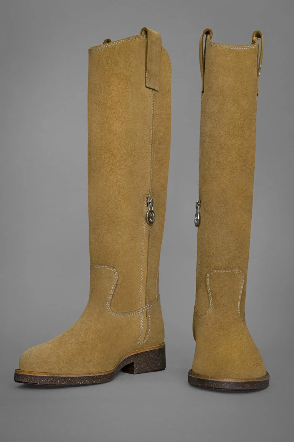 Loie-Enjoy Camel Süet Çizme-Çizme-4-Milagron.com