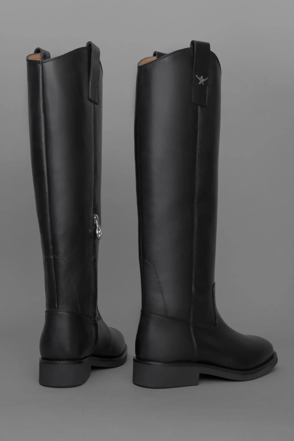 Loie-Enjoy Siyah Deri Çizme-Çizme-2-Milagron.com