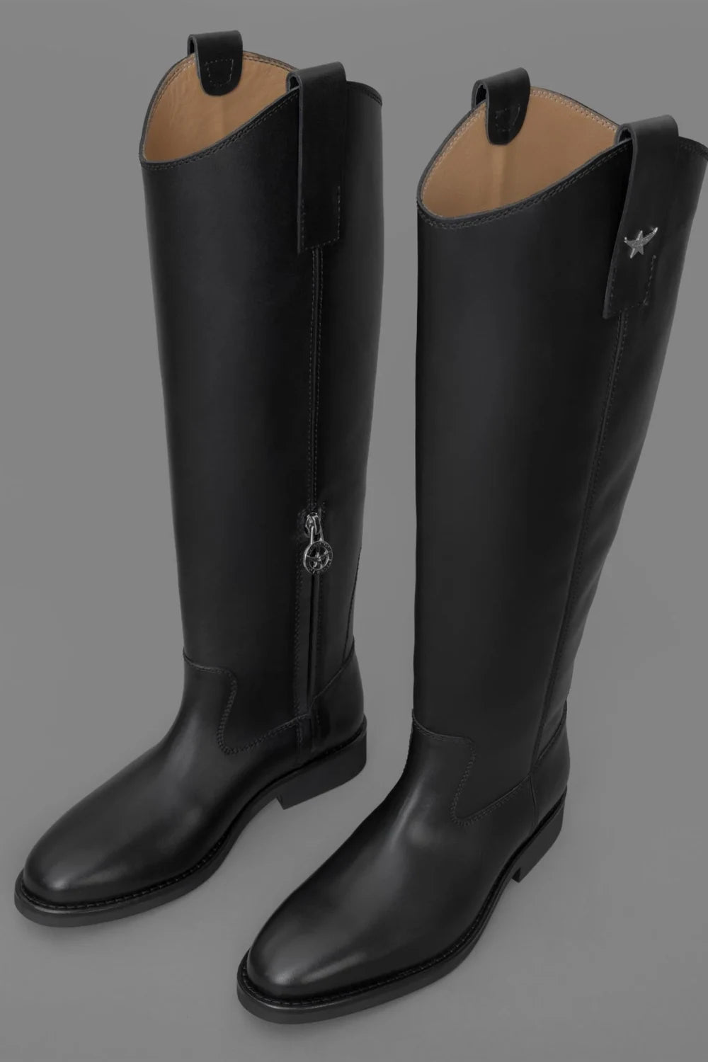 Loie-Enjoy Siyah Deri Çizme-Çizme-5-Milagron.com