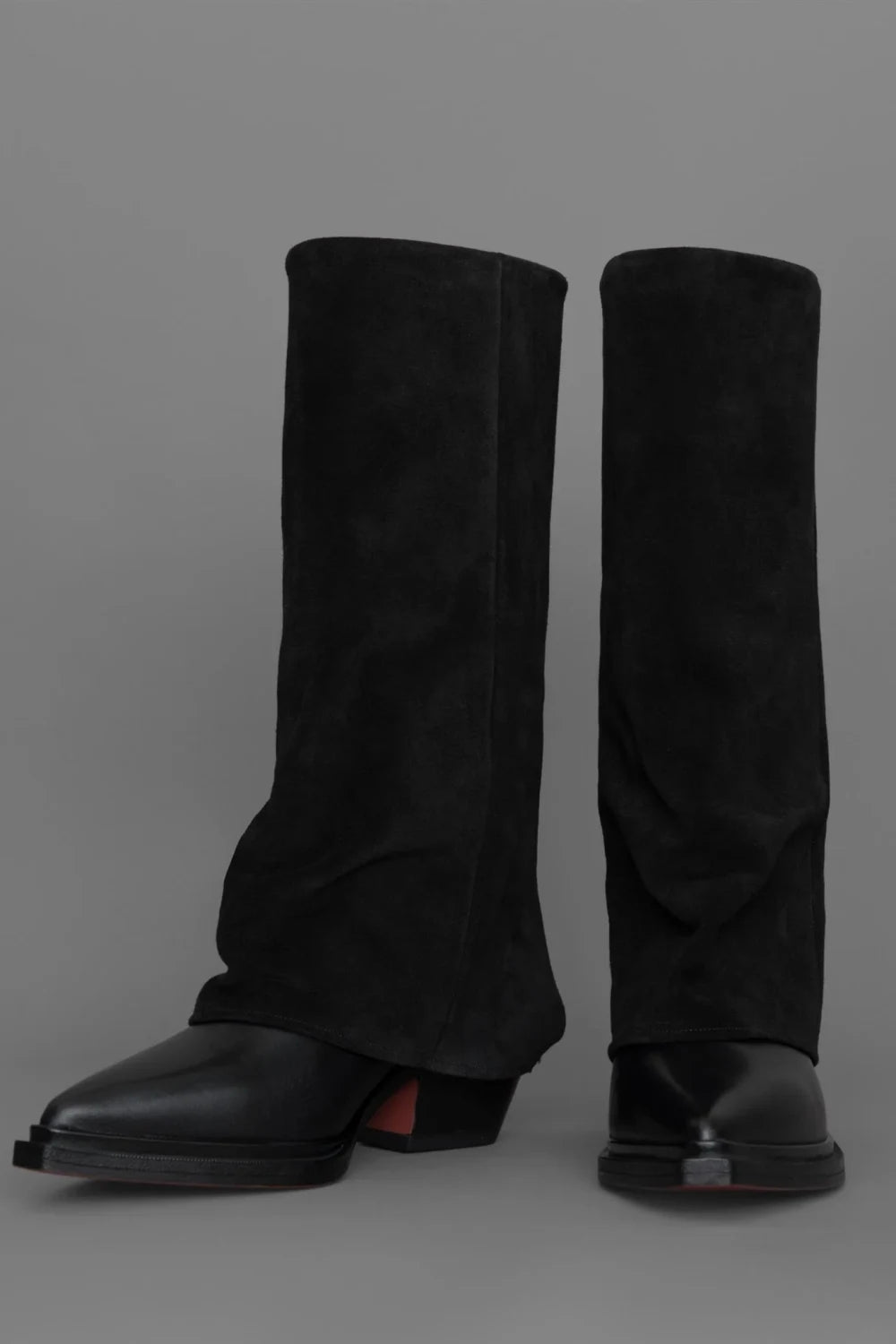 Loie-Joy Siyah Süet Çizme-Çizme-5-Milagron.com