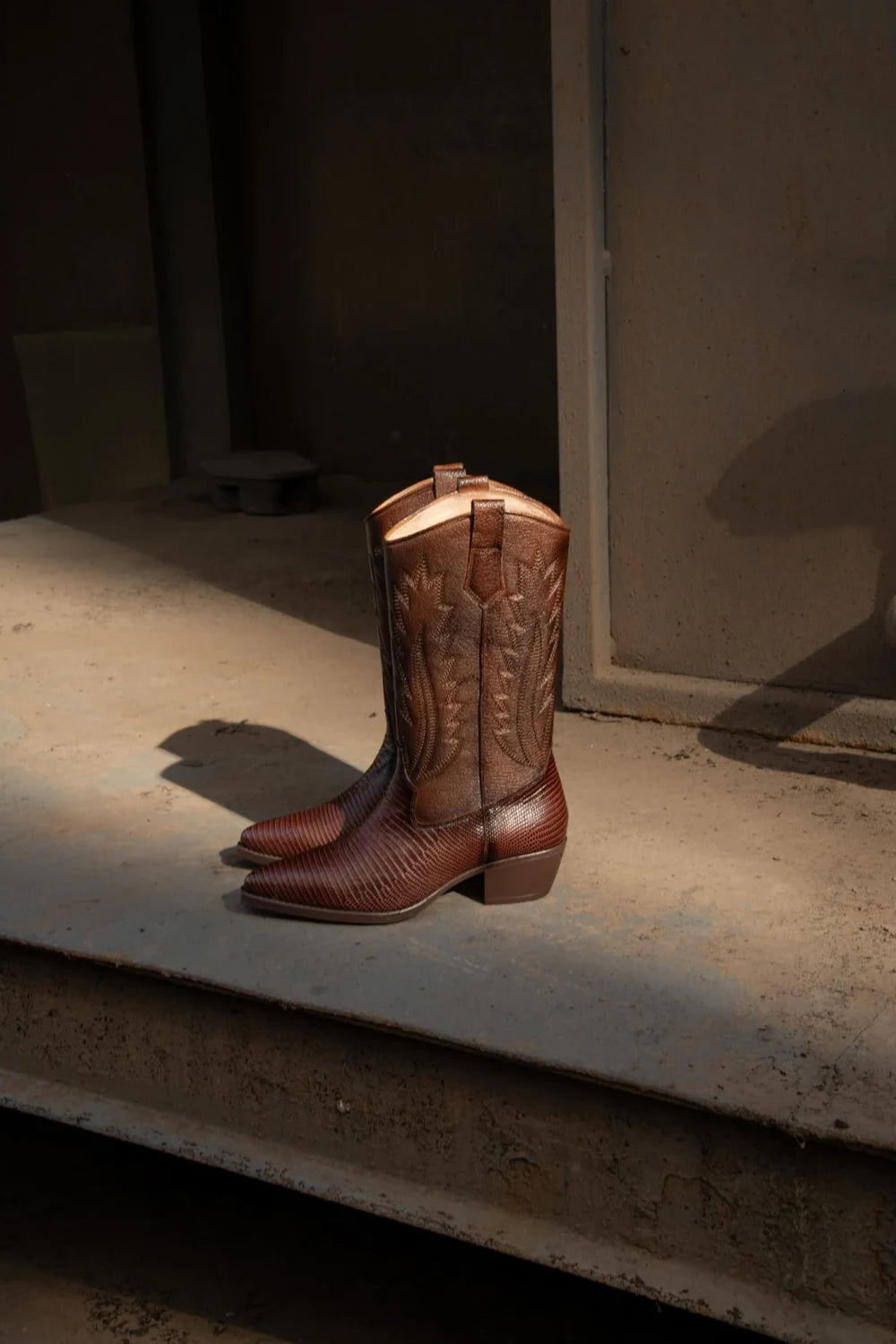 Loie-West Mas Double Color Çizme-Çizme-5-Milagron.com